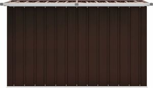 Skrzynia ogrodowa vidaXL 149x99x93 cm Brąz 3