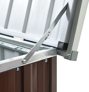 Skrzynia ogrodowa vidaXL 171x99x93 cm Brąz 7