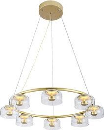 Lampa wisząca Rabalux Nowoczesna lampa sufitowa LED złota Rabalux Lorell 5390 1