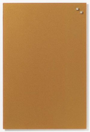 NAGA Szklana tablica magnetyczna złota 40x60 (10583N) 1