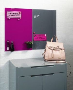 NAGA Szklana tablica magnetyczna szara 40x60 (10510N) 4