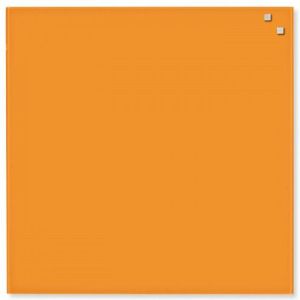 NAGA Szklana tablica magnetyczna pomarańcz 45x45 (10730) 1