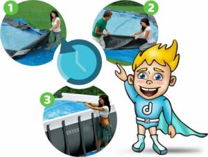 Bestway Basen stelażowy Power Steel 427x250cm 11w1 (56620) 6