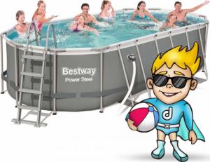 Bestway Basen stelażowy Power Steel 549x274cm 17w1 (56710) 4