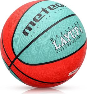 Meteor PIŁKA KOSZOWA METEOR LAYUP #4 czerwono-zielona 2