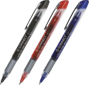 Q-Connect Cienkopis kulkowy Q-CONNECT 0,5mm (linia), czerwony 2