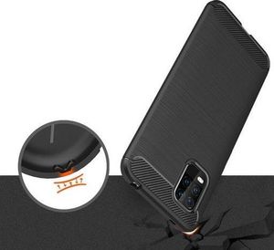 CASE ETUI CARBON LUX CZARNY XIAOMI MI 10 LITE 4