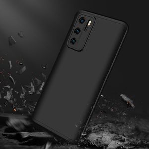 GKK GKK 360 Protection Case etui na całą obudowę przód + tył Huawei P40 czarny 2