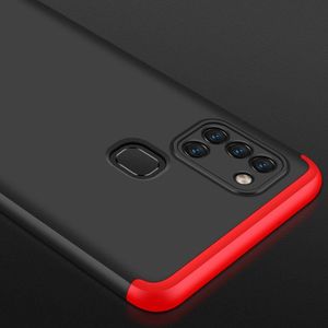 GKK GKK 360 Protection Case etui na całą obudowę przód + tył Samsung Galaxy A21S czarno-czerwony 11