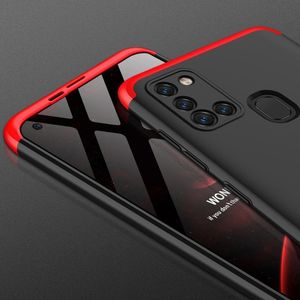GKK GKK 360 Protection Case etui na całą obudowę przód + tył Samsung Galaxy A21S czarno-czerwony 2