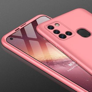 GKK GKK 360 Protection Case etui na całą obudowę przód + tył Samsung Galaxy A21S różowy 3