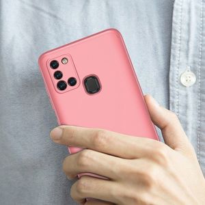GKK GKK 360 Protection Case etui na całą obudowę przód + tył Samsung Galaxy A21S różowy 6
