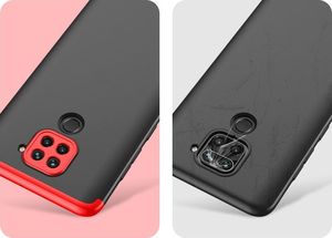 GKK GKK 360 Protection Case etui na całą obudowę przód + tył Xiaomi Redmi 10X 4G / Xiaomi Redmi Note 9 czarny 7