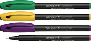 Schneider Zestaw cienkopisów SCHNEIDER Topliner 967, 0,4 mm, zawieszka, mix kolorów 1