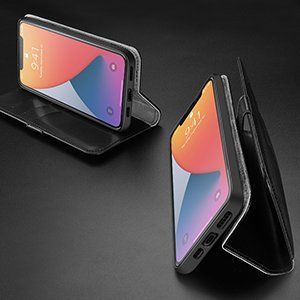 Dux Ducis Dux Ducis Kado kabura etui portfel pokrowiec z klapką iPhone 12 Pro / iPhone 12 czarny 13