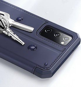 Dux Ducis DUX DUCIS Skin X kabura etui pokrowiec z klapką Samsung Galaxy S20 FE 5G niebieski 13