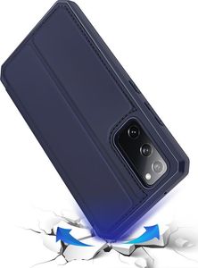 Dux Ducis DUX DUCIS Skin X kabura etui pokrowiec z klapką Samsung Galaxy S20 FE 5G niebieski 4