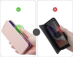 Dux Ducis DUX DUCIS Skin X kabura etui pokrowiec z klapką iPhone 11 różowy 11