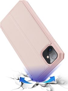 Dux Ducis DUX DUCIS Skin X kabura etui pokrowiec z klapką iPhone 11 różowy 4