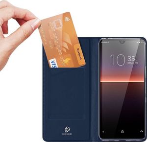 Dux Ducis Etui XIAOMI MI 10T LITE z klapką Dux Ducis skórzane Skin Leather granatowe 4