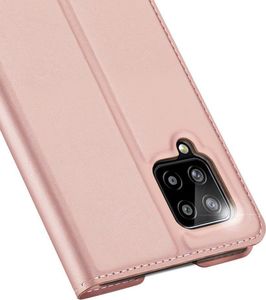 Dux Ducis Etui SAMSUNG GALAXY A42 5G z klapką Dux Ducis skórzane Skin Leather jasny róż 5