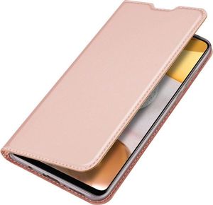 Dux Ducis Etui SAMSUNG GALAXY A42 5G z klapką Dux Ducis skórzane Skin Leather jasny róż 6