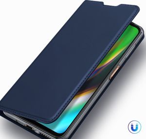 Dux Ducis Etui MOTOROLA MOTO G9+ PLUS z klapką Dux Ducis skórzane Skin Leather granatowe 20