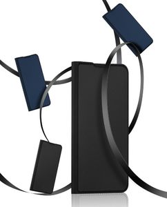 Dux Ducis Etui MOTOROLA MOTO G9+ PLUS z klapką Dux Ducis skórzane Skin Leather granatowe 23