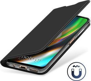 Dux Ducis Etui MOTOROLA MOTO G9+ PLUS z klapką Dux Ducis skórzane Skin Leather czarne 12