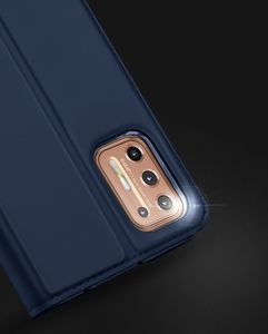 Dux Ducis Etui MOTOROLA MOTO G9+ PLUS z klapką Dux Ducis skórzane Skin Leather czarne 18