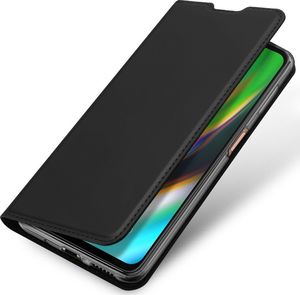 Dux Ducis Etui MOTOROLA MOTO G9+ PLUS z klapką Dux Ducis skórzane Skin Leather czarne 4