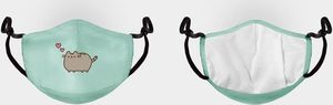 Pusheen Maska Wielokrotnego Użytku Dwuwarstwowa Zielona 2