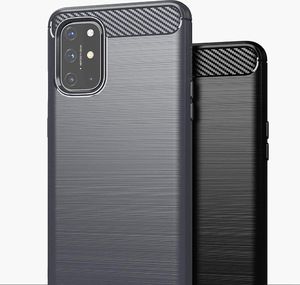 Hurtel Carbon Case elastyczne etui pokrowiec OnePlus 8T czarny 3