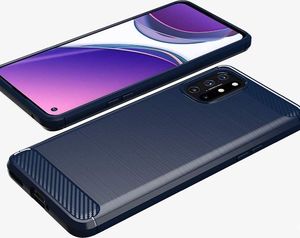 Hurtel Carbon Case elastyczne etui pokrowiec OnePlus 8T czarny 6