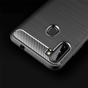 Hurtel Carbon Case elastyczne etui pokrowiec Samsung Galaxy A11 / M11 czarny 4