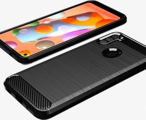 Hurtel Carbon Case elastyczne etui pokrowiec Samsung Galaxy A11 / M11 czarny 6