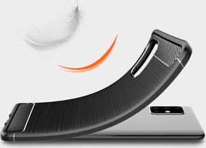 Hurtel Carbon Case elastyczne etui pokrowiec Samsung Galaxy M31s czarny 10