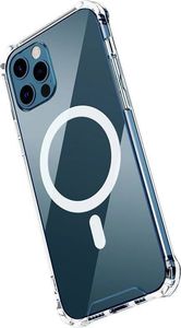 Hurtel Clear Magnetic Case MagSafe pancerne żelowe elastyczne etui do iPhone 12 mini przezroczysty 2