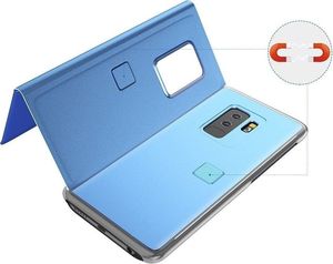 Hurtel Clear View Case futerał etui z klapką Xiaomi Redmi 9A różowy 3