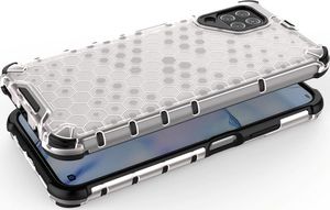 Hurtel Honeycomb etui pancerny pokrowiec z żelową ramką Huawei P40 Lite / Nova 7i / Nova 6 SE zielony 3