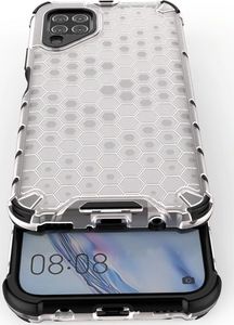 Hurtel Honeycomb etui pancerny pokrowiec z żelową ramką Huawei P40 Lite / Nova 7i / Nova 6 SE zielony 7