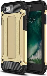 Hurtel Hybrid Armor pancerne hybrydowe etui pokrowiec iPhone SE 2020 / iPhone 8 / iPhone 7 złoty 1