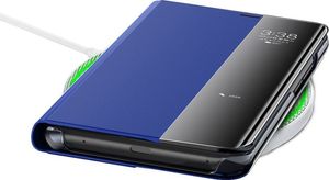 Hurtel New Sleep Case pokrowiec etui z klapką z funkcją podstawki Huawei P30 Lite niebieski 5