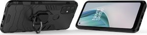 Hurtel Ring Armor pancerne hybrydowe etui pokrowiec + magnetyczny uchwyt OnePlus Nord N100 czarny 2