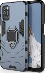 Hurtel Ring Armor pancerne hybrydowe etui pokrowiec + magnetyczny uchwyt Oppo A72 / A52 niebieski 6