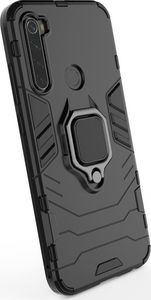 Hurtel Ring Armor pancerne hybrydowe etui pokrowiec + magnetyczny uchwyt Xiaomi Redmi Note 8T czarny 2