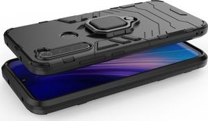 Hurtel Ring Armor pancerne hybrydowe etui pokrowiec + magnetyczny uchwyt Xiaomi Redmi Note 8T czarny 4