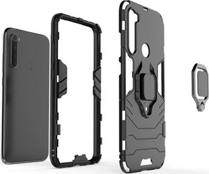 Hurtel Ring Armor pancerne hybrydowe etui pokrowiec + magnetyczny uchwyt Xiaomi Redmi Note 8T czarny 5