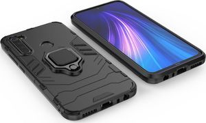 Hurtel Ring Armor pancerne hybrydowe etui pokrowiec + magnetyczny uchwyt Xiaomi Redmi Note 8T czarny 9