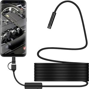 Hurtel Wodoszczelna miniaturowa kamera endoskopowa inspekcyjna 8mm (śr) 5m (dł) Android USB / micro USB / USB Typ C czarny 1